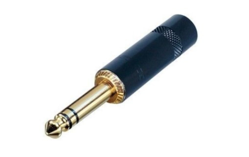REAN NYS228BG Разъем 3-х контактный стерео 6,3 мм TRS Jack