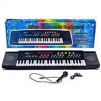 Детский синтезатор с микрофоном Miles 3738 Electronic Keyboard