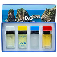 Женский подарочный набор Dolce & Gabbana Light Blue Pour 4x30ml (PREMIUM)