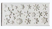 Молд силиконовый "Снег" 11 х 5,5 см