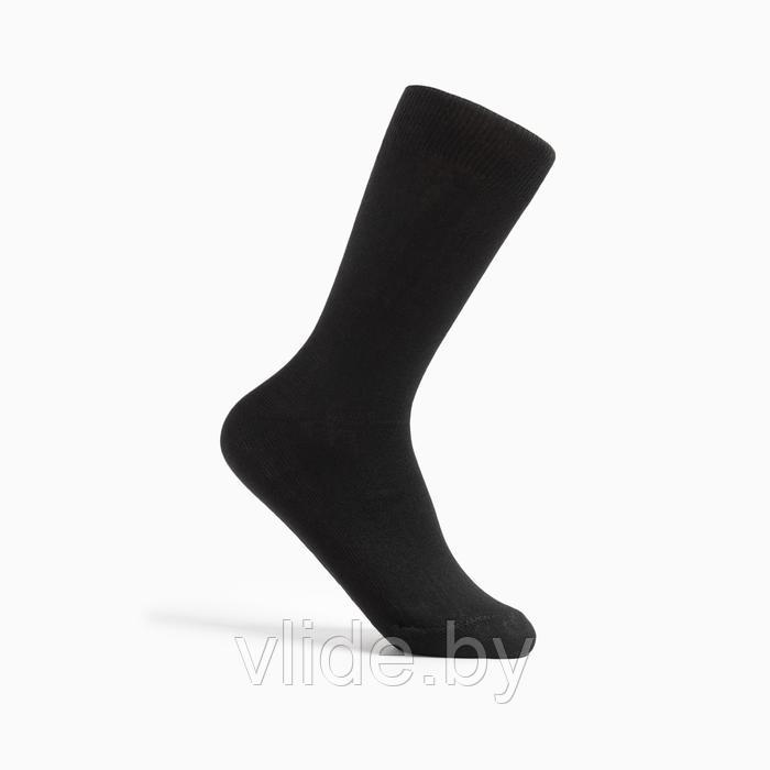 Носки мужские, цвет чёрный, размер 27 - фото 1 - id-p195629464