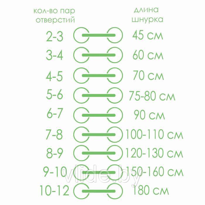 Шнурки для обуви, пара, плоские, со светоотражающей полосой, 10 мм, 100 см, цвет тёмно-синий - фото 6 - id-p195629486