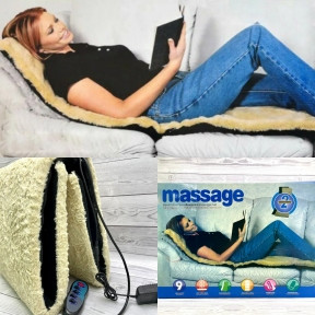 Массажный матрас (массажная кровать) с ворсом Massage Mattress HX-1220, функцией ИК-прогревания - фото 1 - id-p117500191