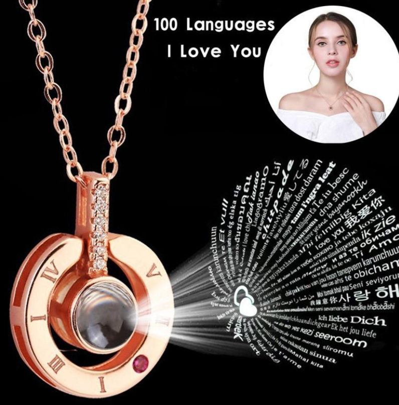 Кулон «Я тебя люблю» на 100 языках