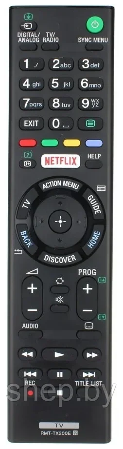 Пульт Sony RMT-TX200E Netflix LCD