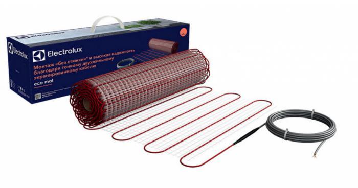 Электрический теплый пол нагревательный мат Electrolux EEM 2-150-3 под плитку ламинат двужильный кабель