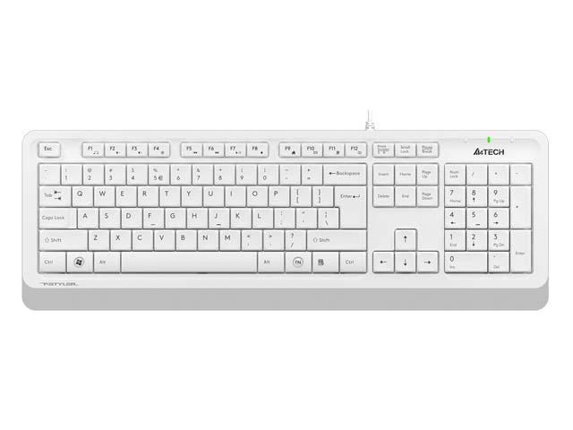 Клавиатура A4Tech Fstyler FK10 White-Grey - фото 1 - id-p195609522