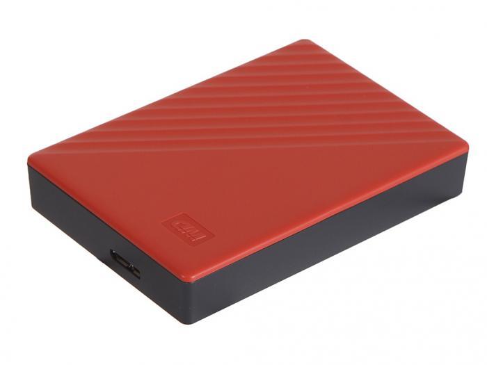 Жесткий диск Western Digital My Passport 4Tb Red WDBPKJ0040BRD-WESN - фото 1 - id-p195610125