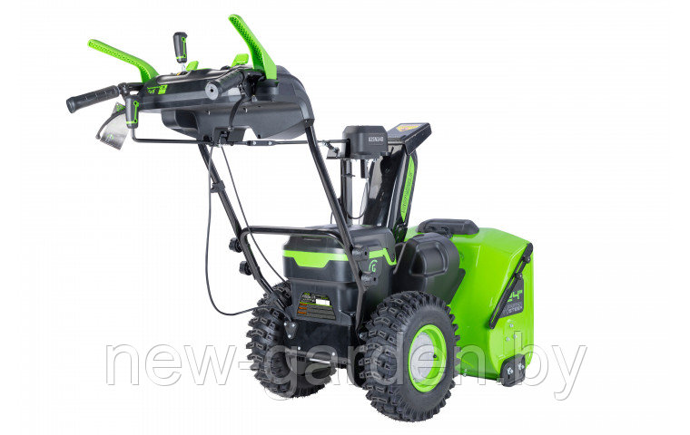 Снегоуборщик самоходный GreenWorks GD82ST56 82В DigiPro (передач 3+1, бесщеточный двигатель) - фото 2 - id-p195630735