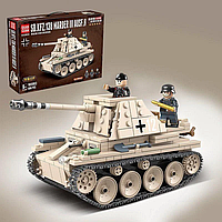 Конструктор Немецкая противотанковая САУ Marder III, 608 дет.,100083, аналог LEGO (Лего)