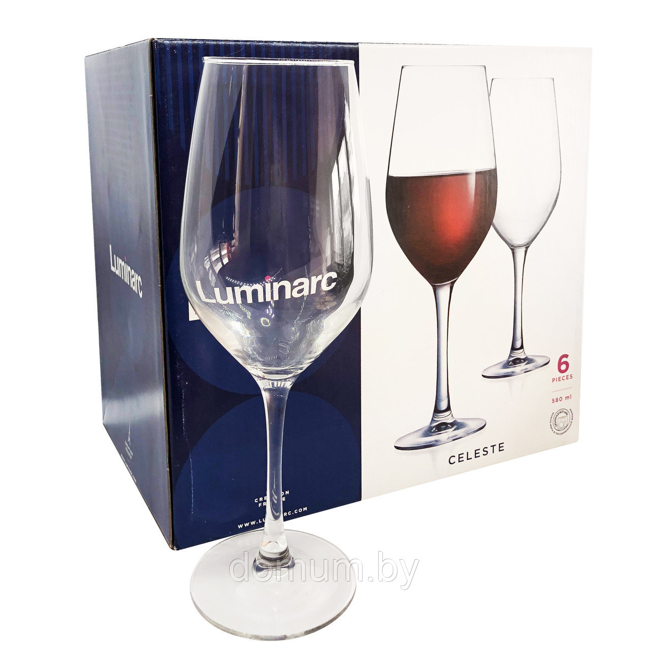 Набор бокалов для вина Luminarc Celeste 6шт 580мл L5833 - фото 1 - id-p195631030