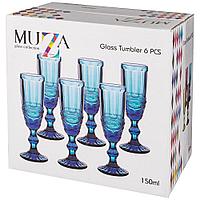 Набор бокалов для шампанского 6шт 150мл Lefard Muza Color 781-103, фото 3