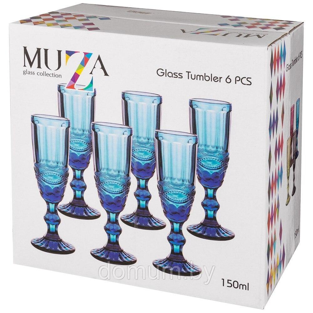 Набор бокалов для шампанского 6шт 150мл Lefard Muza Color 781-103 - фото 3 - id-p195631038