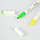 Текстовыделитель DUO двухцветный клиновидный пишущий узел Зеленый+Желтый, фото 2