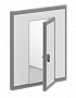 Дверной блок с распашной дверью 2040*1200*100 (св.пр.1930*900) - фото 1 - id-p195637615