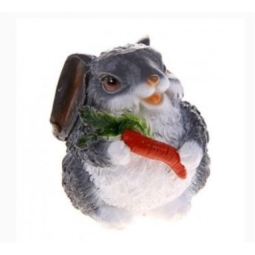 Копилка заяц с морковью малыш 14 см арт. СФ-916 - фото 1 - id-p195646683