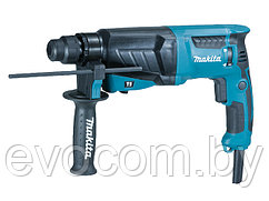 Перфоратор MAKITA HR 2630 в чем. (800 Вт, 2.4 Дж, 3 реж., патрон SDS-plus, вес 2.8 кг)