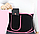 Пояс для похудения c кармашком для смартфона Best Gird для мужчин и женщин Черный с розовым, фото 8