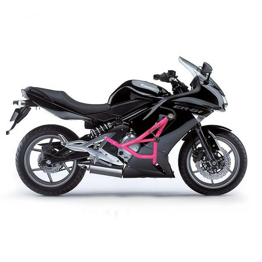 Клетка на мотоцикл KAWASAKI Ninja 650R, ER-6F, ER6-N `06-`08 CRAZY IRON серии DAMPER - фото 2 - id-p195009408