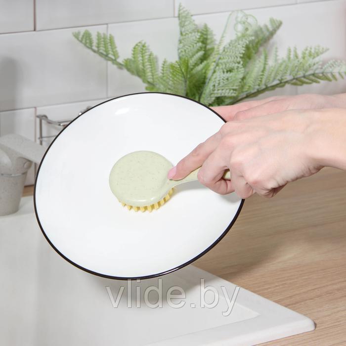 Щётка для посуды Доляна, 21×6 см - фото 3 - id-p195652644