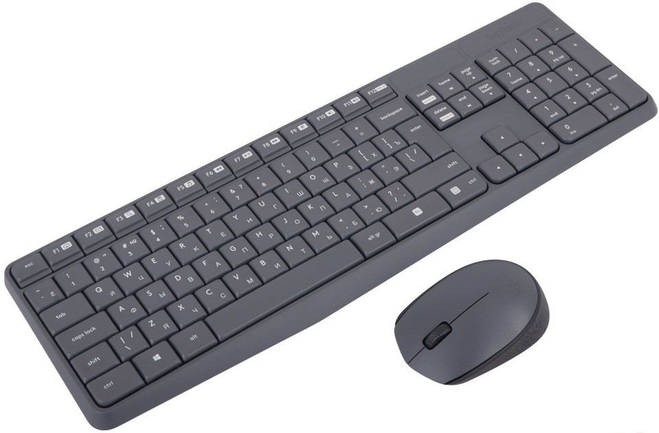 Мышь + клавиатура Logitech MK235 Wireless Keyboard and Mouse [920-007948] - фото 1 - id-p195653408
