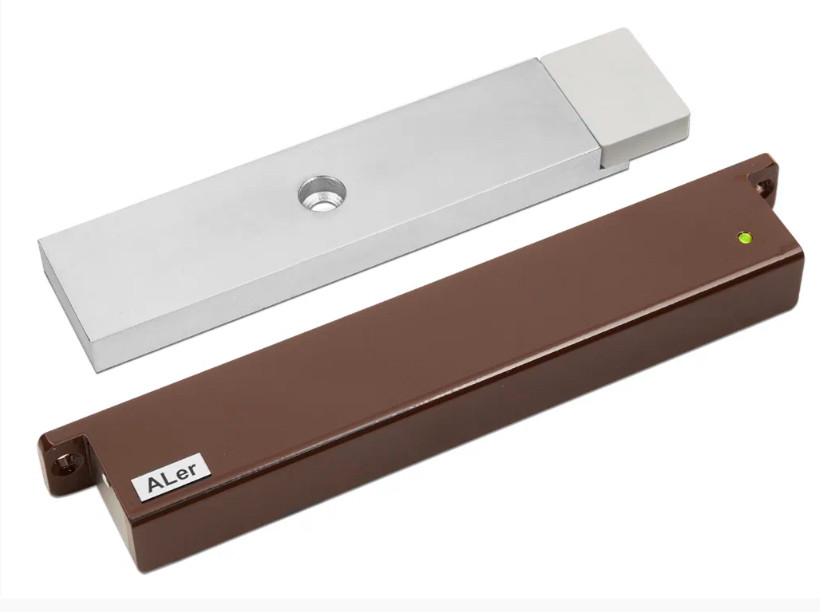 Замок электромагнитный AL-400 Premium (коричневый)