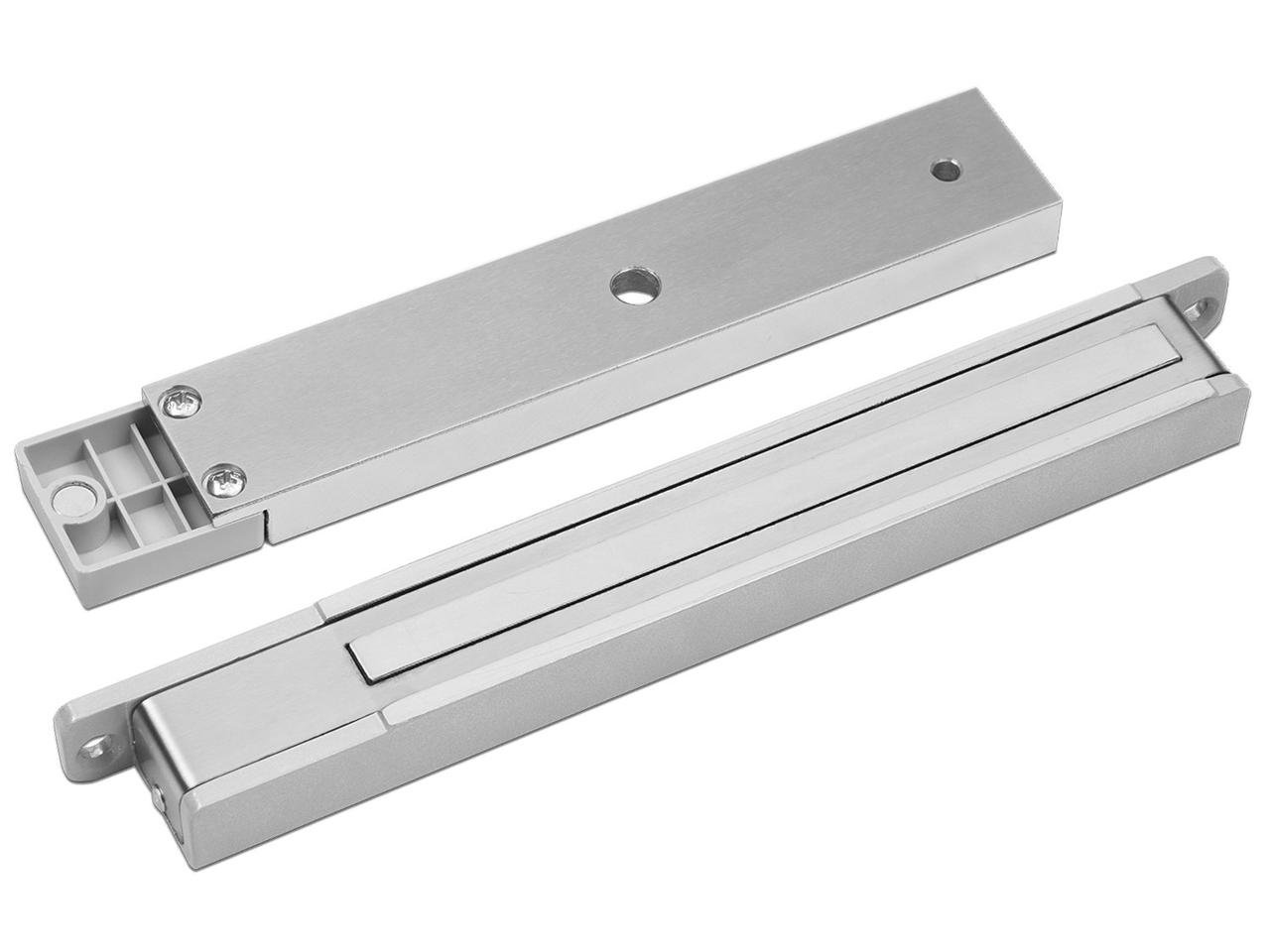 Замок электромагнитный AL-200-24V Premium (серый)