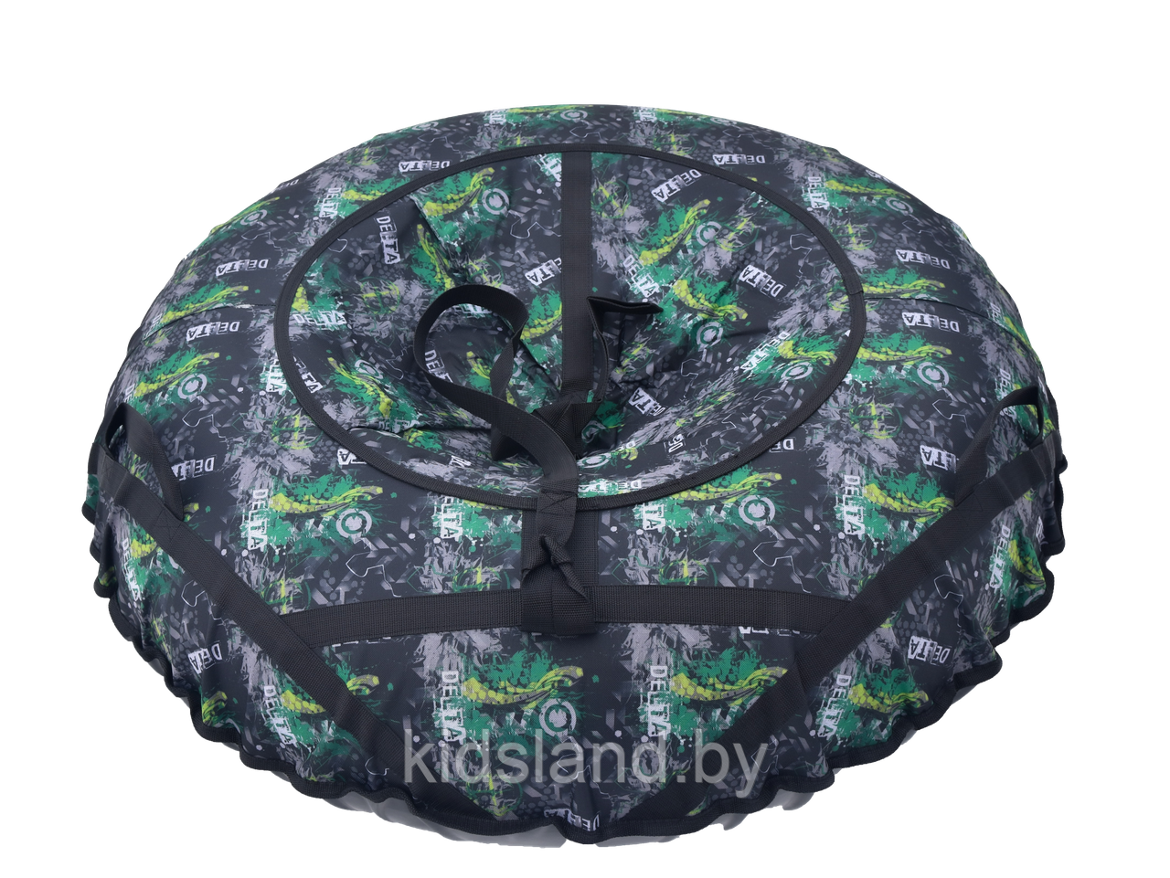Надувная ватрушка (тюбинг, надувные санки), диаметр 120 см "Delta зеленый"