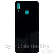 Задняя крышка (стекло) для Huawei P20 Lite (ANE-LX1) чёрная - фото 1 - id-p101206933