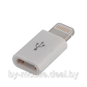 Переходник с micro-usb на Apple iPhone 5,5s,5c,6,6s,7,8