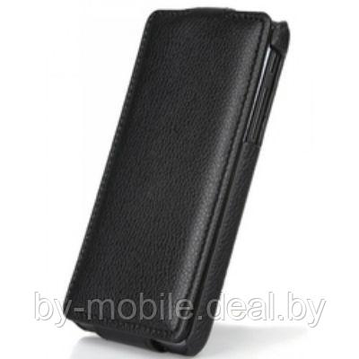 Чехол книжка valenta Huawei G610-C00 чёрный (кожа Глянец) - фото 1 - id-p35548577