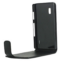 Чехол книжка-флип valenta LG Optimus G (E975,E985,E986,E988) чёрный с967 (кожа)