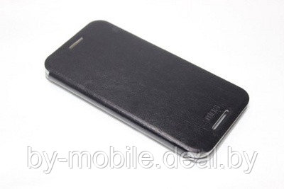 Чехол книжка valenta HTC One (M8) чёрный с1060 (кожа) - фото 1 - id-p36283550
