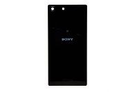 Задняя крышка (стекло) для Sony Xperia M5 чёрная