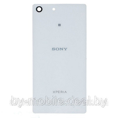 Задняя крышка (стекло) для Sony Xperia M5 белая - фото 1 - id-p103914001