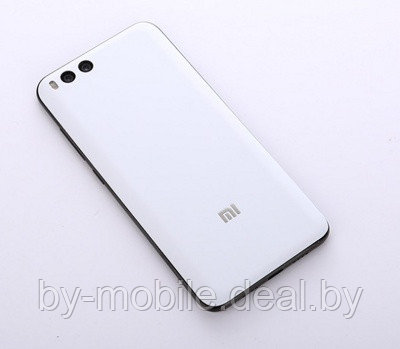 Задняя крышка (стекло) для Xiaomi Mi 6 (белая) - фото 1 - id-p103968571