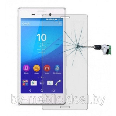 Защитное стекло Sony Xperia M4 0.3 ММ - фото 1 - id-p36626039