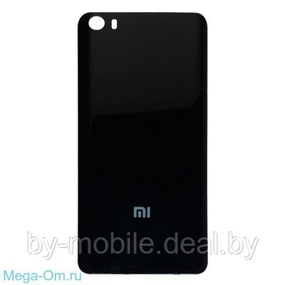 Задняя крышка (стекло) для Xiaomi Mi 5 (черный) - фото 1 - id-p104191332