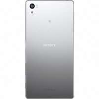 Задняя крышка (стекло) для Sony Xperia Z5 серебро