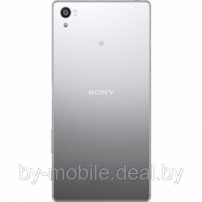 Задняя крышка (стекло) для Sony Xperia Z5 серебро - фото 1 - id-p105325348