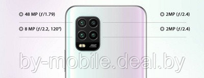 Объектив камеры заднего вида для Xiaomi Mi 10 Lite - фото 1 - id-p138627579
