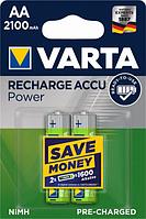 Аккумулятор Varta 2100mAh АА NiMh тип AA R06 LR6 LR06 (2 шт. в одной упаковке)