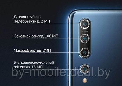 Объектив камеры заднего вида для Xiaomi Mi 10 - фото 1 - id-p138821274