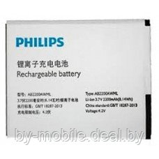 АКБ (Аккумуляторная батарея) для телефона Philips W3500 (ab2200awml) - фото 1 - id-p105439651