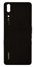 Задняя крышка (стекло) для Huawei P20 (EML-L29, EML-L29C, EML-AL00) черная