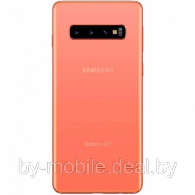Задняя крышка для (стекло) Samsung Galaxy S10 (G9730) розовый - фото 1 - id-p140762020