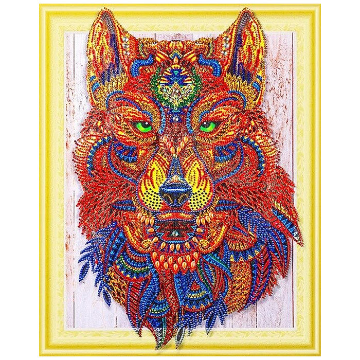 Алмазная мозаика (живопись) 40*50 см, волк