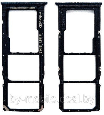 Cим-лоток (Sim-слот) Samsung Galaxy A51 (SM-A515F) серебристый - фото 1 - id-p188670430