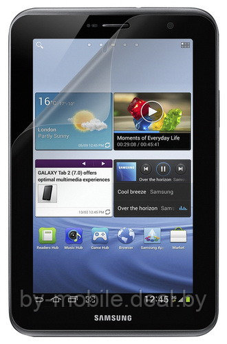 Защитная пленка для Samsung Galaxy Tab 2 7.0 8GB 3G Titanium Silver (GT-P3100) ( матовая ) - фото 1 - id-p7400422