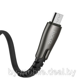 USB кабель Hoco U58 Type-c для зарядки и синхронизации (черный) 1,2 метра